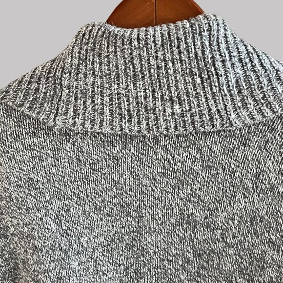 Banana Republic Women L Gray Wool Blend Buttonless Duster Cardigan - Picture 4 of 9